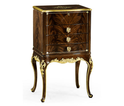 Monte Carlo Collection - Mahogany & Gilded Jewellery Collectors Cabinet