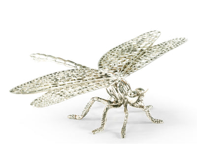 Curated Collection - White Brass Dragonfly