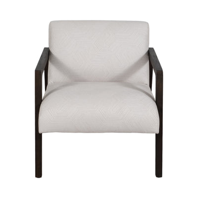 28 Brunner Accent Chair, White/black