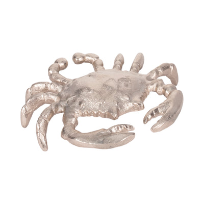 Metal, 7 Crab Deco Silver