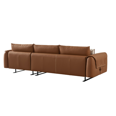 Modern Muse Brown 3 Seater Sofa W287