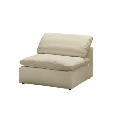 Elitey armless sectional