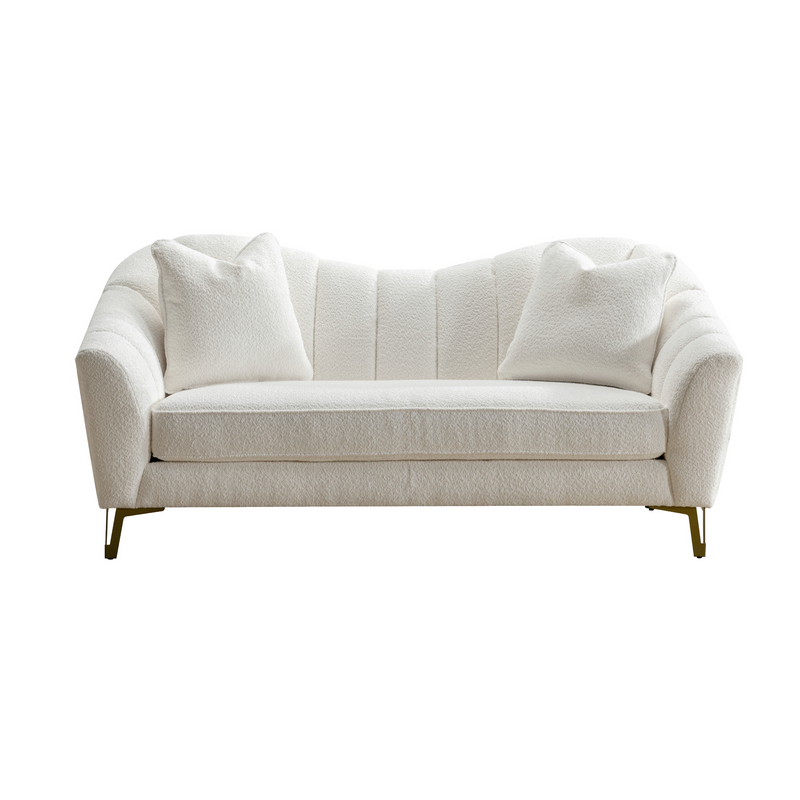 Luca Ivory Loveseat W180