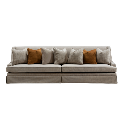 Anabelle Beige 4 Seater Sofa