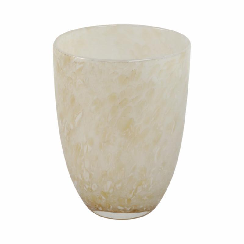 9 Durban Small Cream Glass Vase