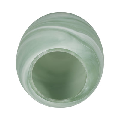 9 Garbo Small Green Glass Vase