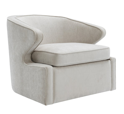 32 Karlsson Swivel Accent Chair, Ivory