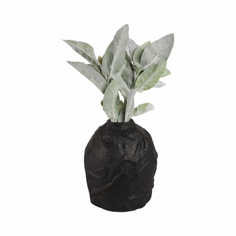 9 Cleo Small Black Ecomix Vase