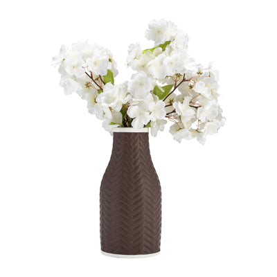 10 CHEVRON VASE, JAVA