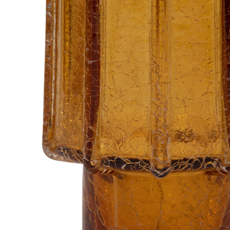 16 Sloan Amber Glass Vase