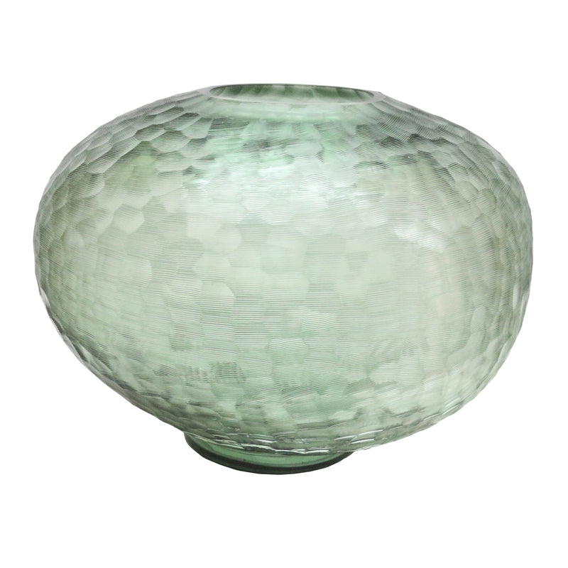 13 Bastia Small Green Glass Vase