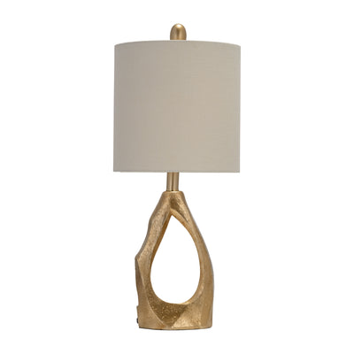 Resin 24 Organic Table Lamp, Gold