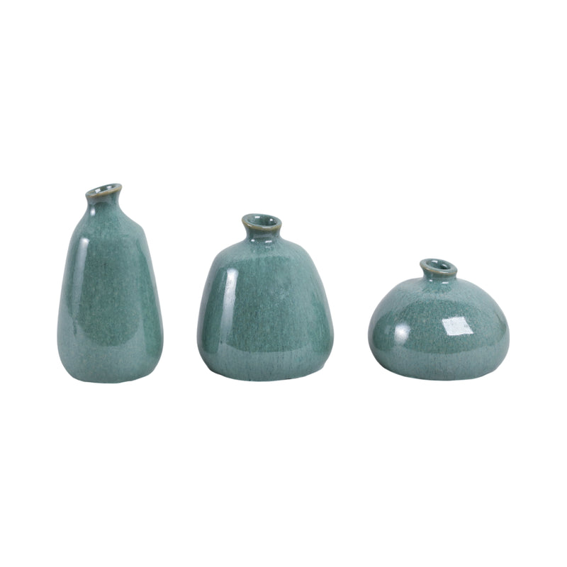 S/3 5/7/9 Corvallis Ceramic Vases