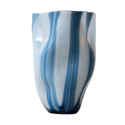 11 Beldan Medium Blue Glass Vase