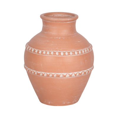 12 Traditional Terracotta Vase, Terracotta