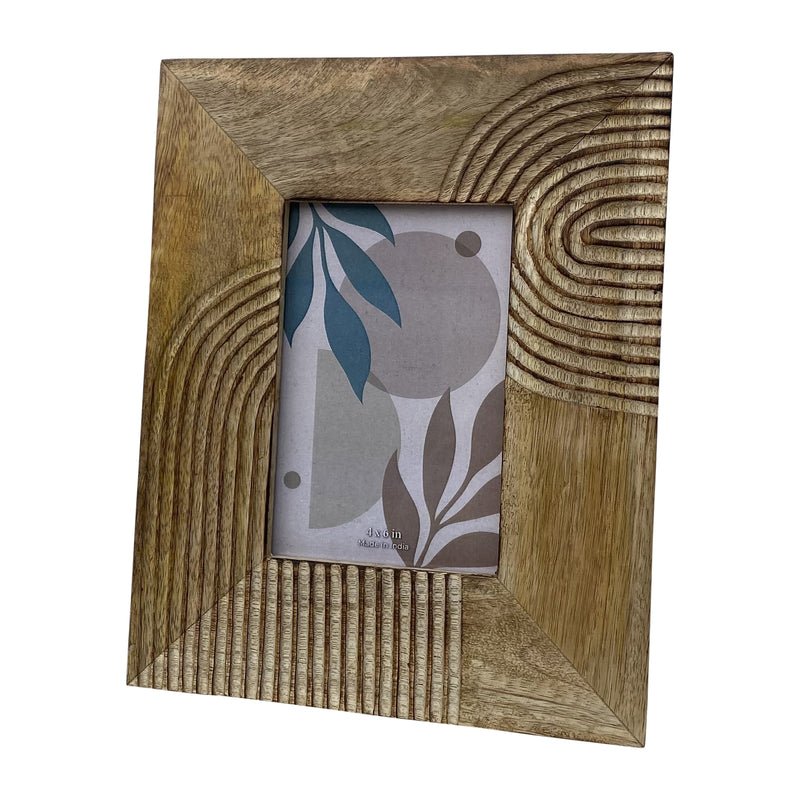 WOOD, 4X6 ARCHES PHOTO FRAME, NATURAL