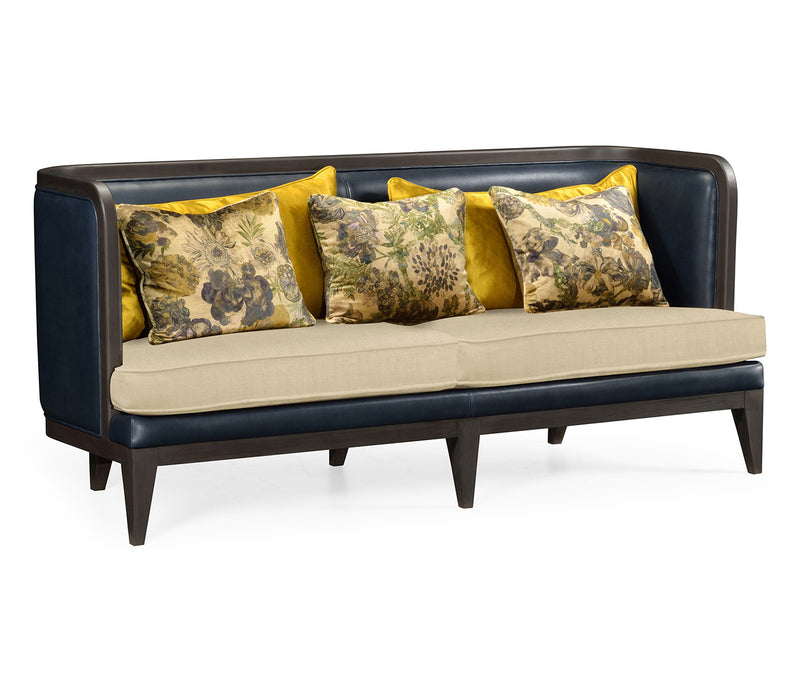 JC Modern - Eclectic Collection - Curved Dark Brown Ash Sofa