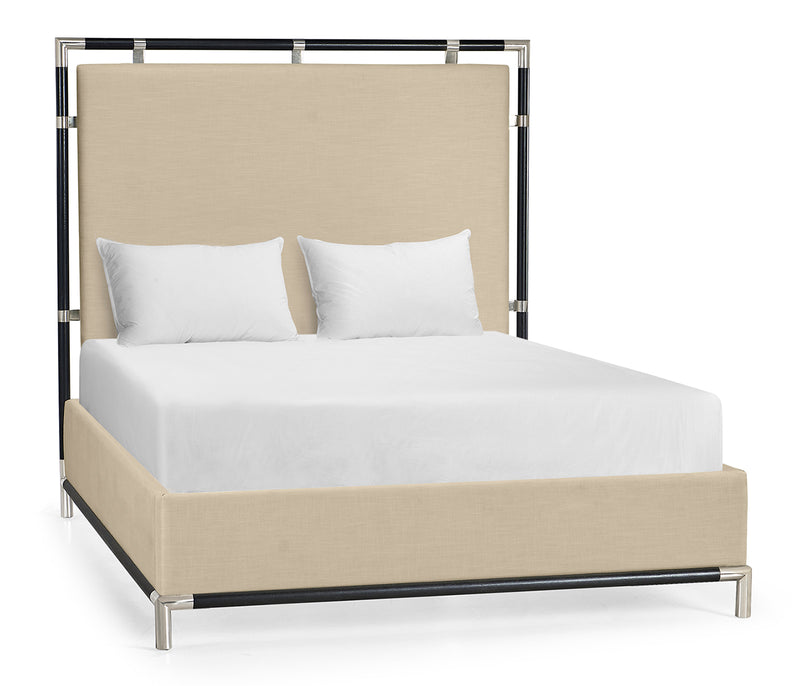 JC Modern - Campaign Collection - Campaign Style Ebonised Oak US Queen Bed