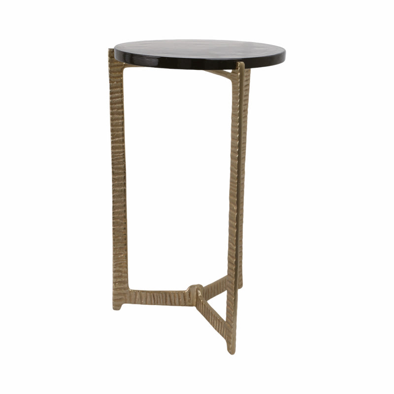 22 Bennington Tall Recycled Glass Accent Table