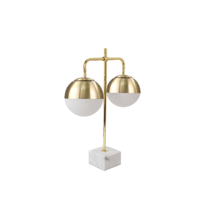 POLY 28 CORAL TABLE LAMP, GOLD