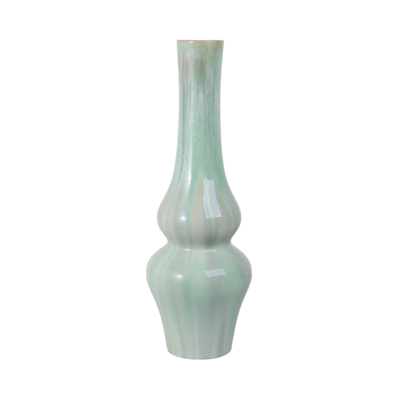 24 Everette Large Green Ceramic Vase