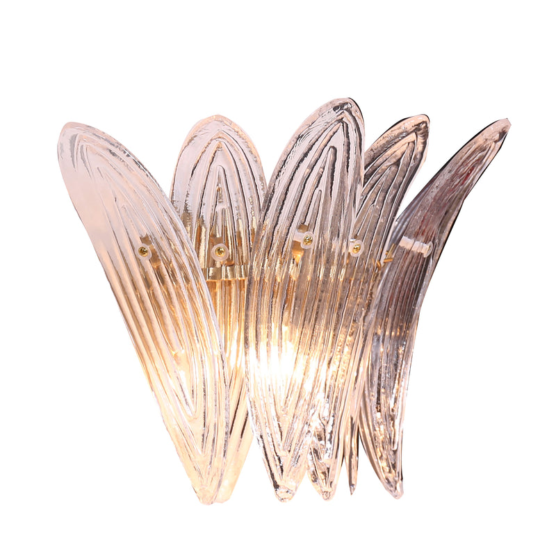 1 LIGHT GLASS WALL SCONCE