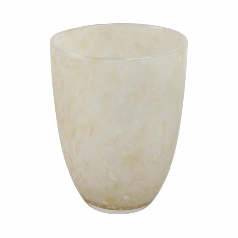 9 Durban Small Cream Glass Vase