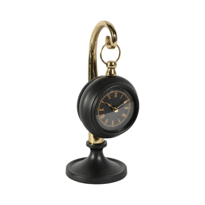 8 Avignon Gold And Black Desk Clock