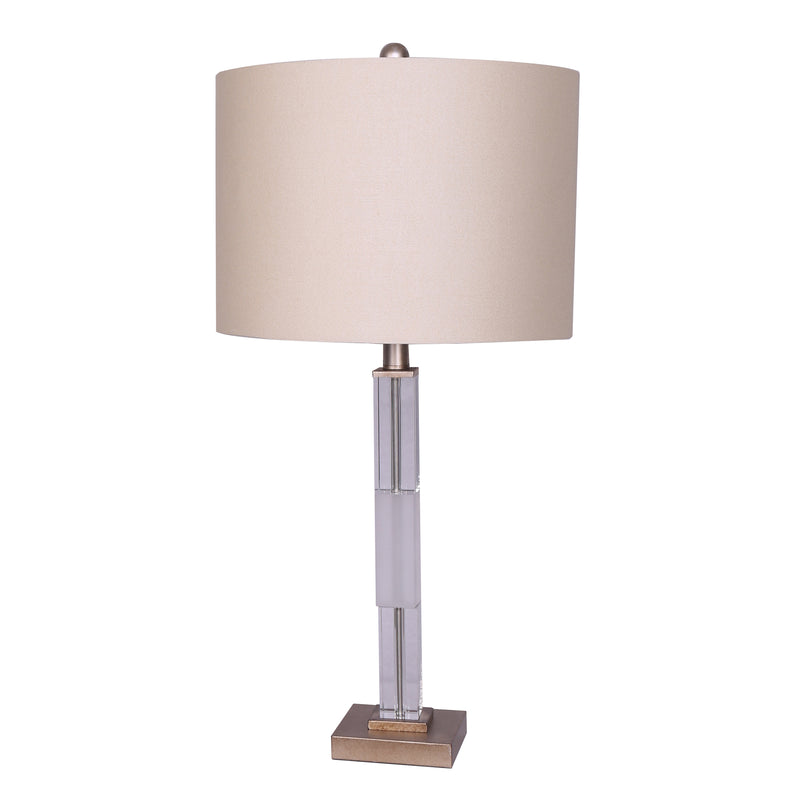 CRYSTAL 28 TABLE LAMP, CLEAR