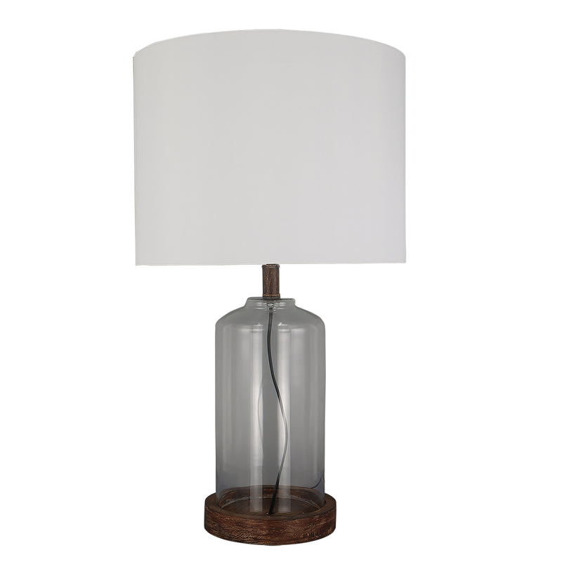 GLASS TABLE LAMP