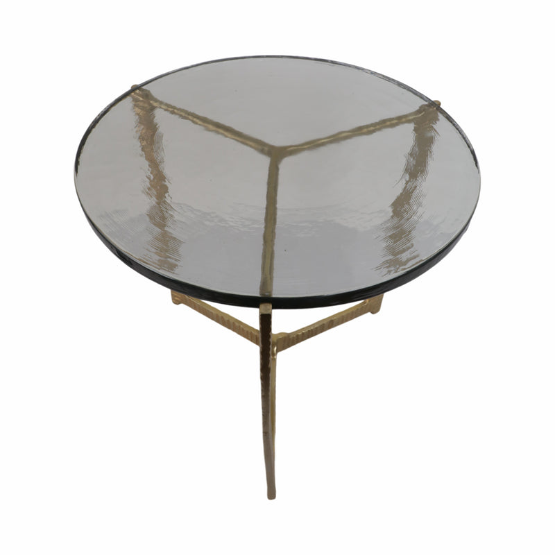 18 Bennington Wide  Recycled Glass Accent Table