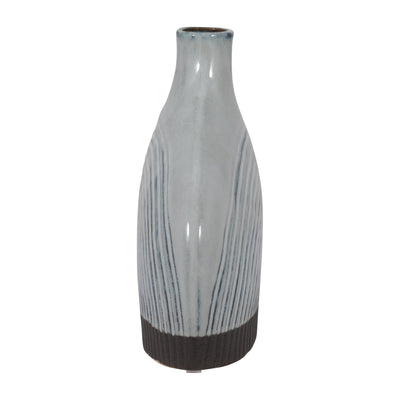 CER, 8 HALF DOME ARCH VASE, BLUE