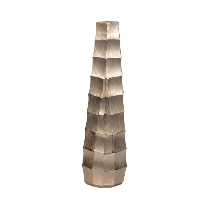 20 Terini Small Metal Vase, Gold