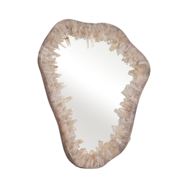 Quartz, 25 Organic Mirror, Ivory