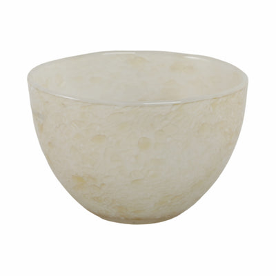 9 Durban Cream Glass Bowl