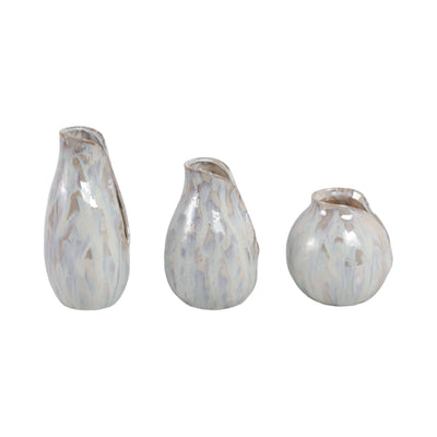 S/3 5/7/8 Pendelton Ceramic Vases