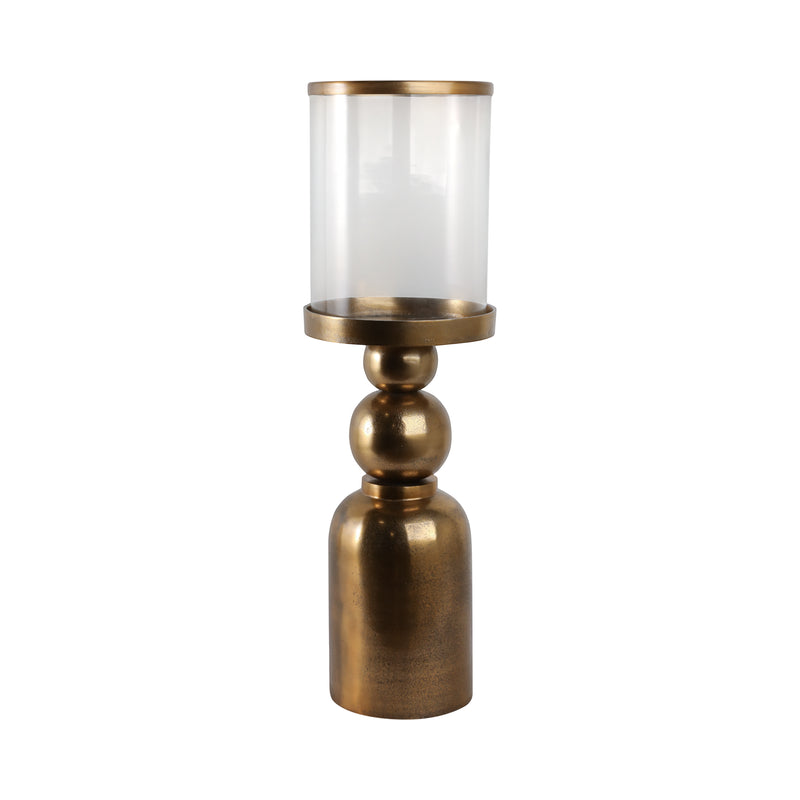 32 Glenpool Small Gold Candle Holder