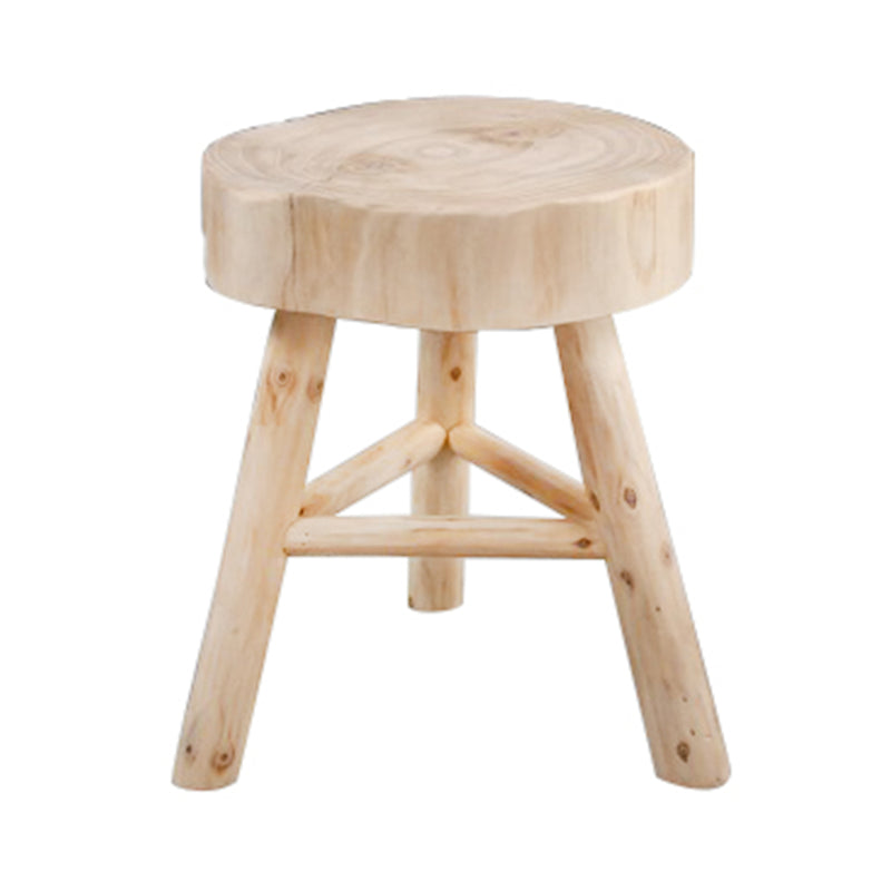 WOODEN 16 STOOL, NATURAL