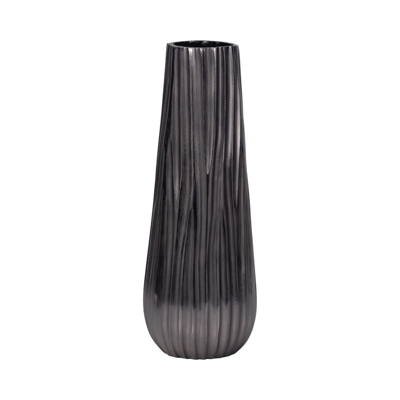 Metal 15 Jesson Small Graphite Vase