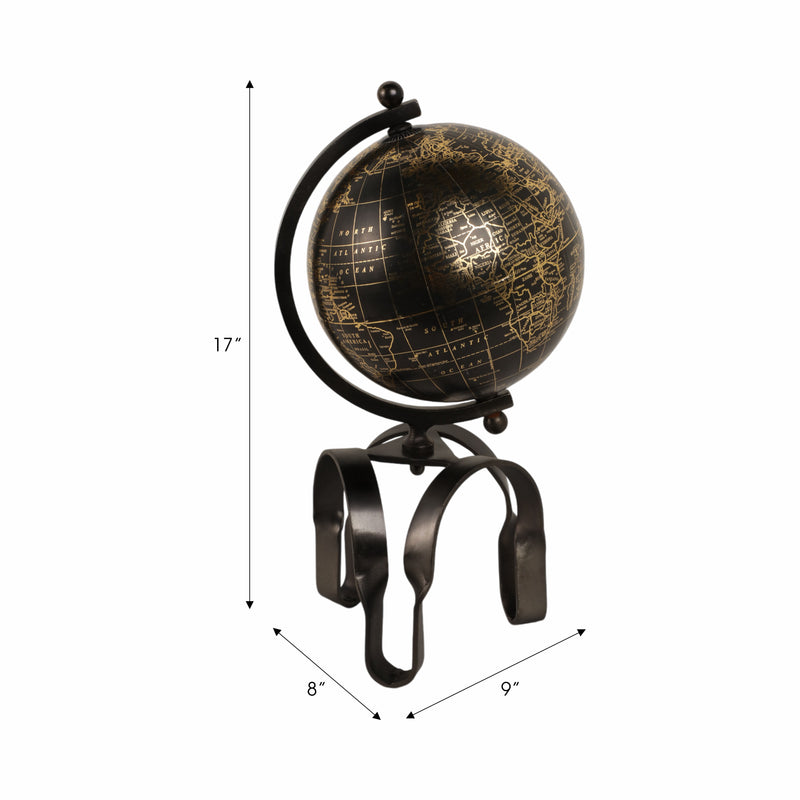 17 Rally Small Metal Globe