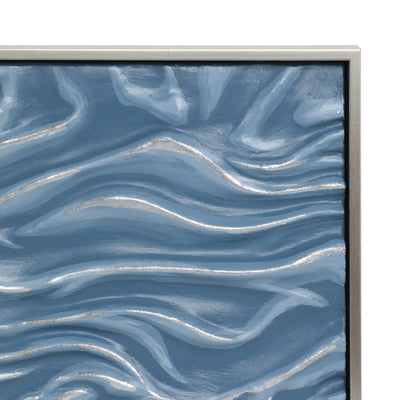 S/3 20 Augustine Blue Dimensional Wall Decor