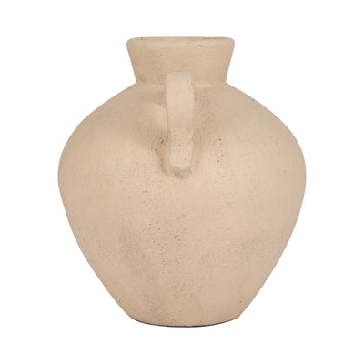 TERRACOTTA, 17 ORGANIC JUG WITH 2 HANDLES, IVORY