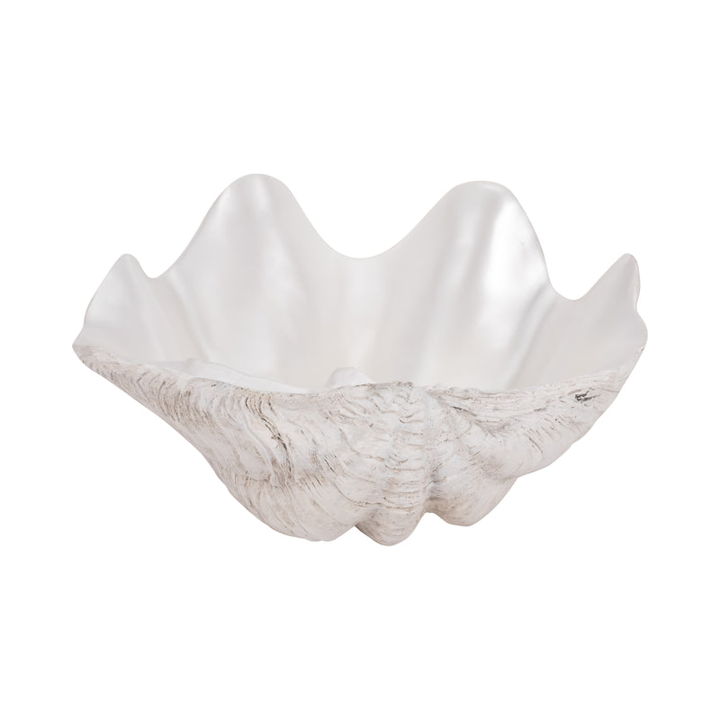 13 Pearlized Shell Bowl, Ivory