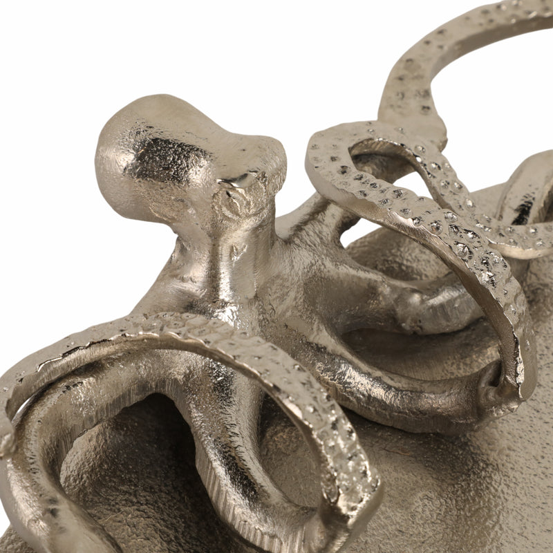 S/2 13/16 Octopus Trays, Silver