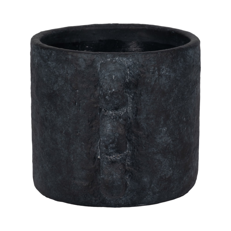 10 Arch Handle Planter, Black