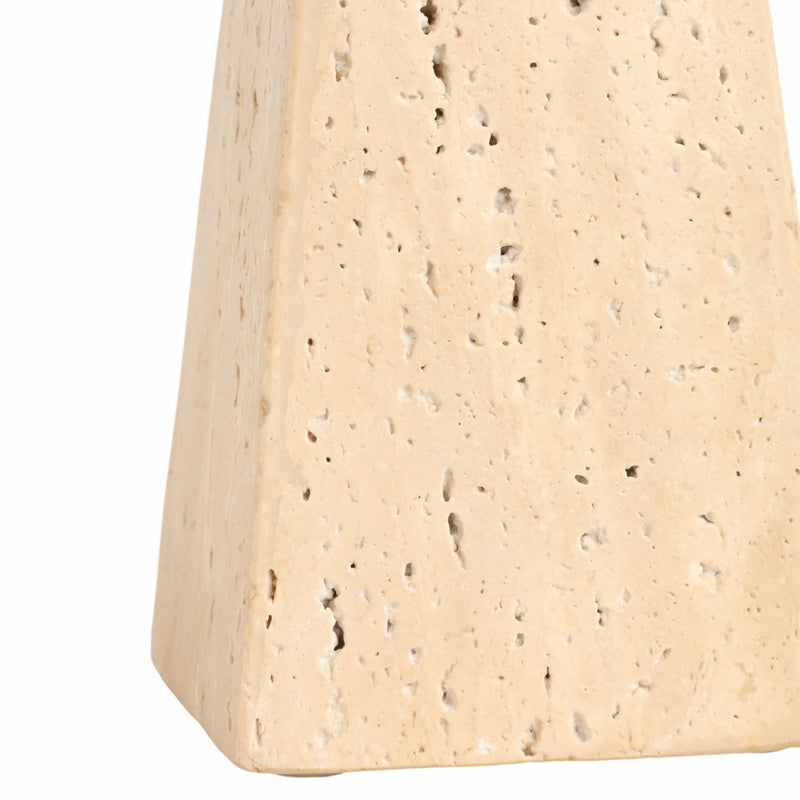 16 Travertine Obelisk, Tan