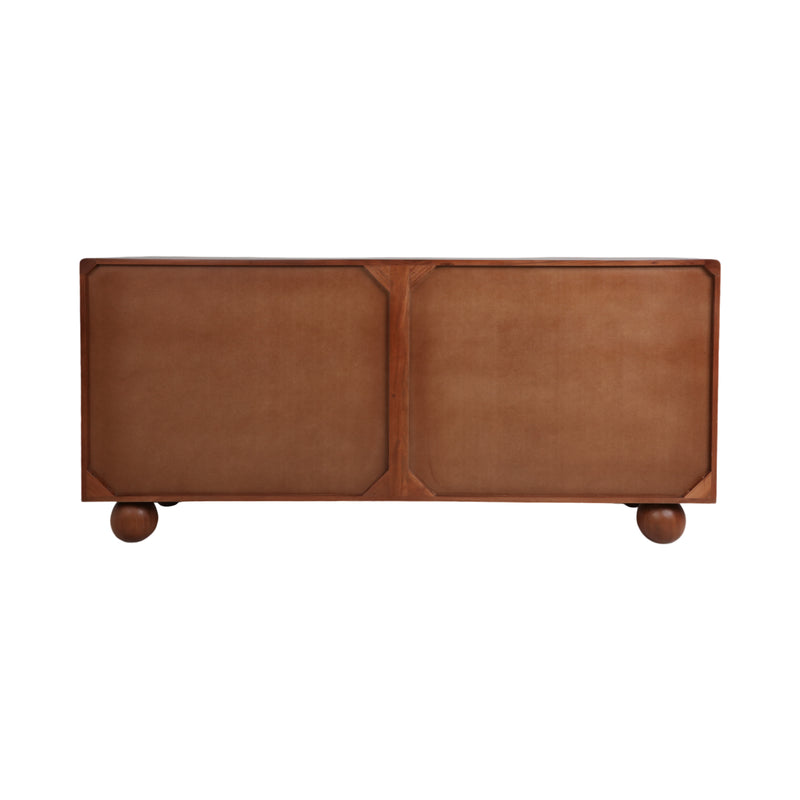 65 ACACIA ABACUS SIDEBOARD, BROWN