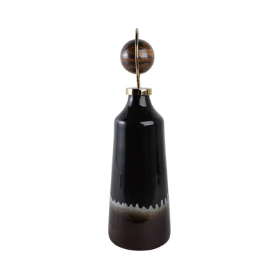 20 Oscar Small Tiger's Eye Stone And Metal Bottle