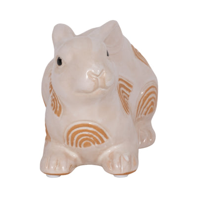 CER, 5 BUNNY WITH ARCH DESIGN, IVORY