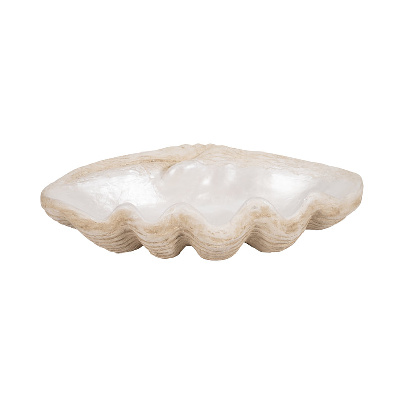 16 Pearlized Shell Bowl, Ivory